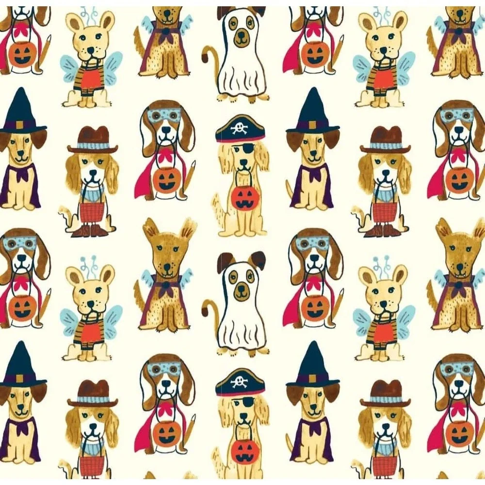 Magnetic Me Tricks or Treats Halloween Modal One Piece Footie 3-6M Dogs NEW